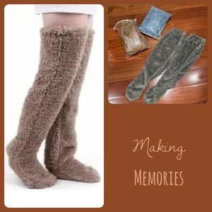 - 3 pairs of fuzzy socks all brand new bought, but couldn’t return them NWT